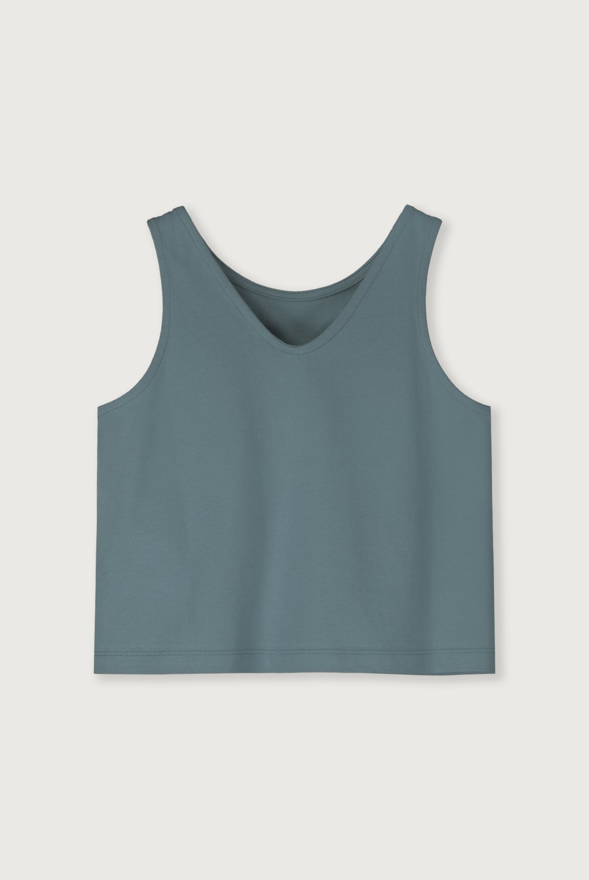 Boxy Tank Top | Blue Gray