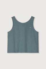 Boxy Tank Top | Blue Gray