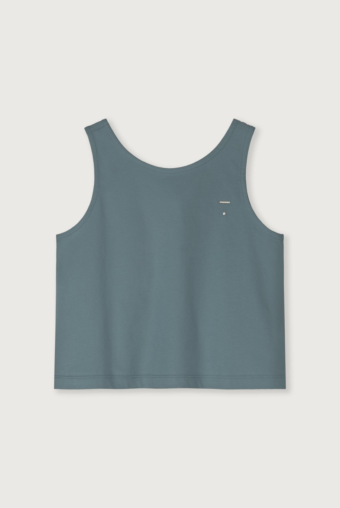 Boxy Tank Top | Blue Grey