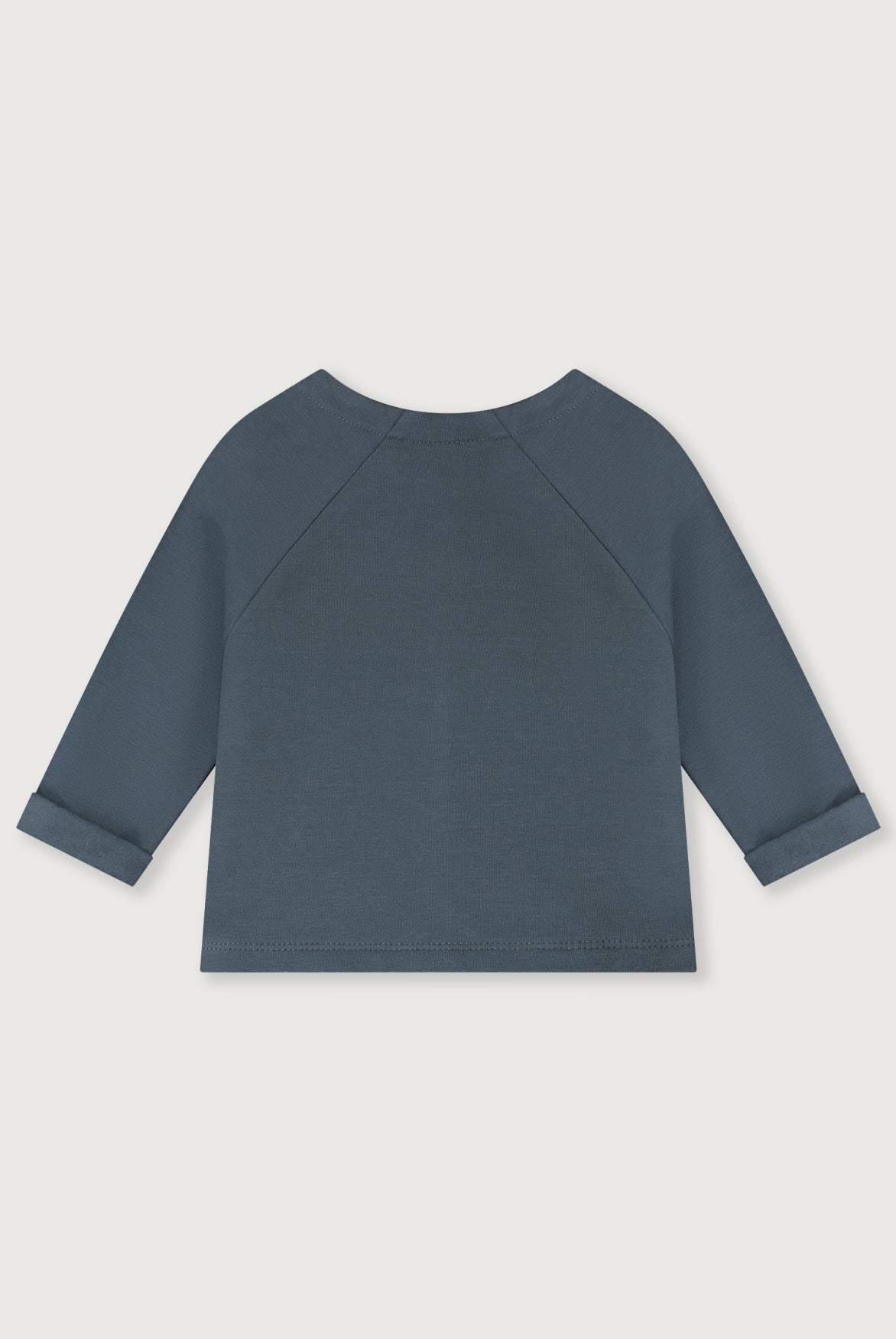 Baby Raglan Cardigan | Blue Grey