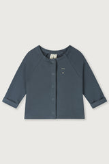 Baby-Raglan-Cardigan | Blue Gray