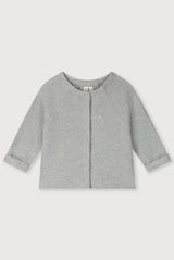 Baby-Raglan-Cardigan | Gray Melange