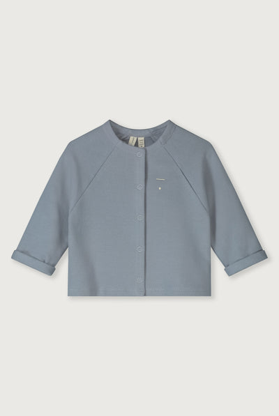 Baby Raglan Cardigan | Stone Gray