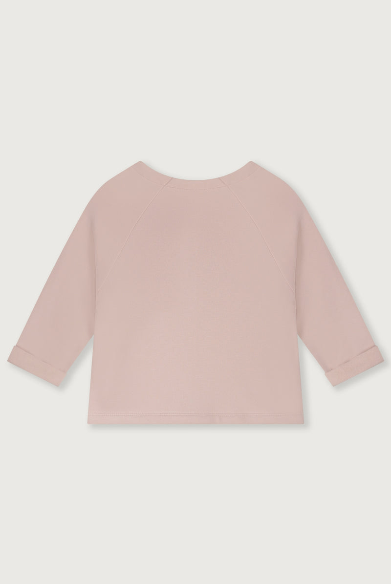 Baby Raglan Cardigan | Faded Pink