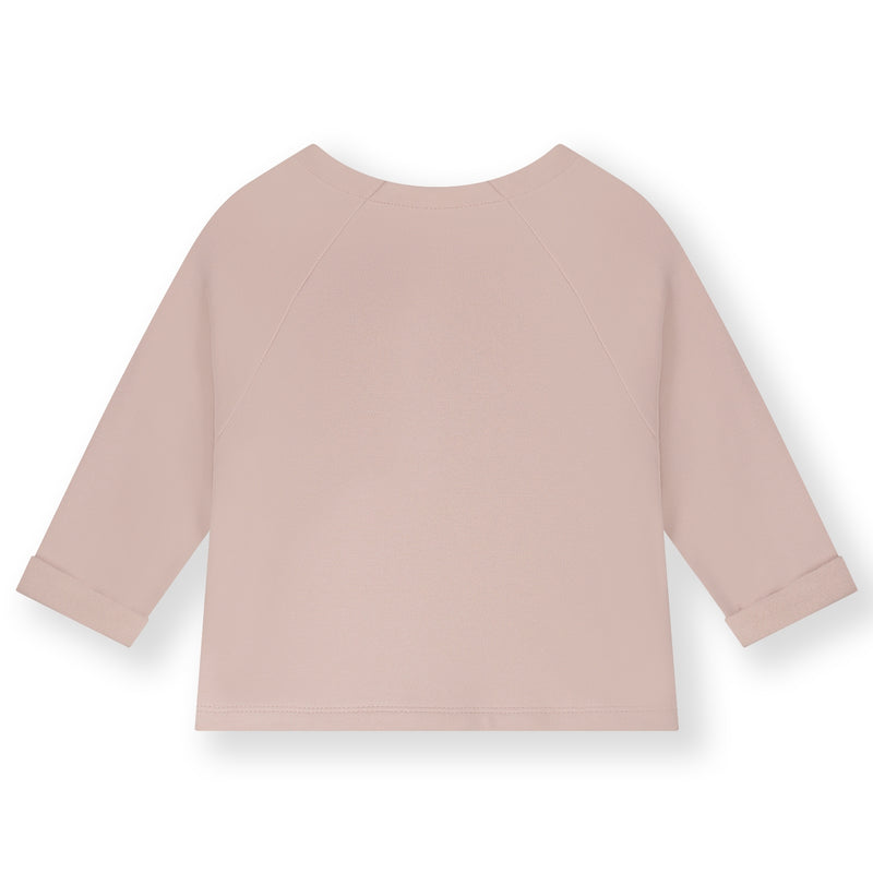 Baby Raglan Vest | Faded Pink