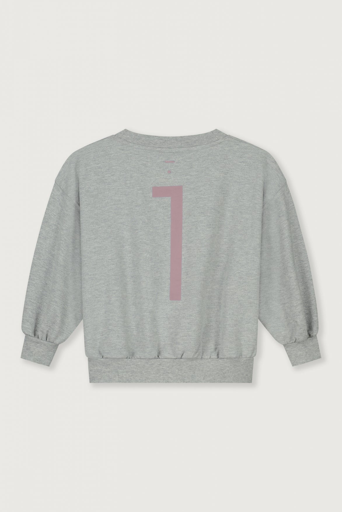Birthday Sweater | Grey Melange - Berry