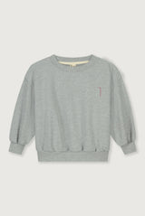 Birthday Sweater | Gray Melange - Berry