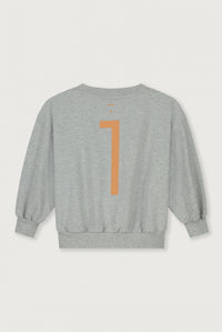 Birthday Sweater | Gray Melange - Melon