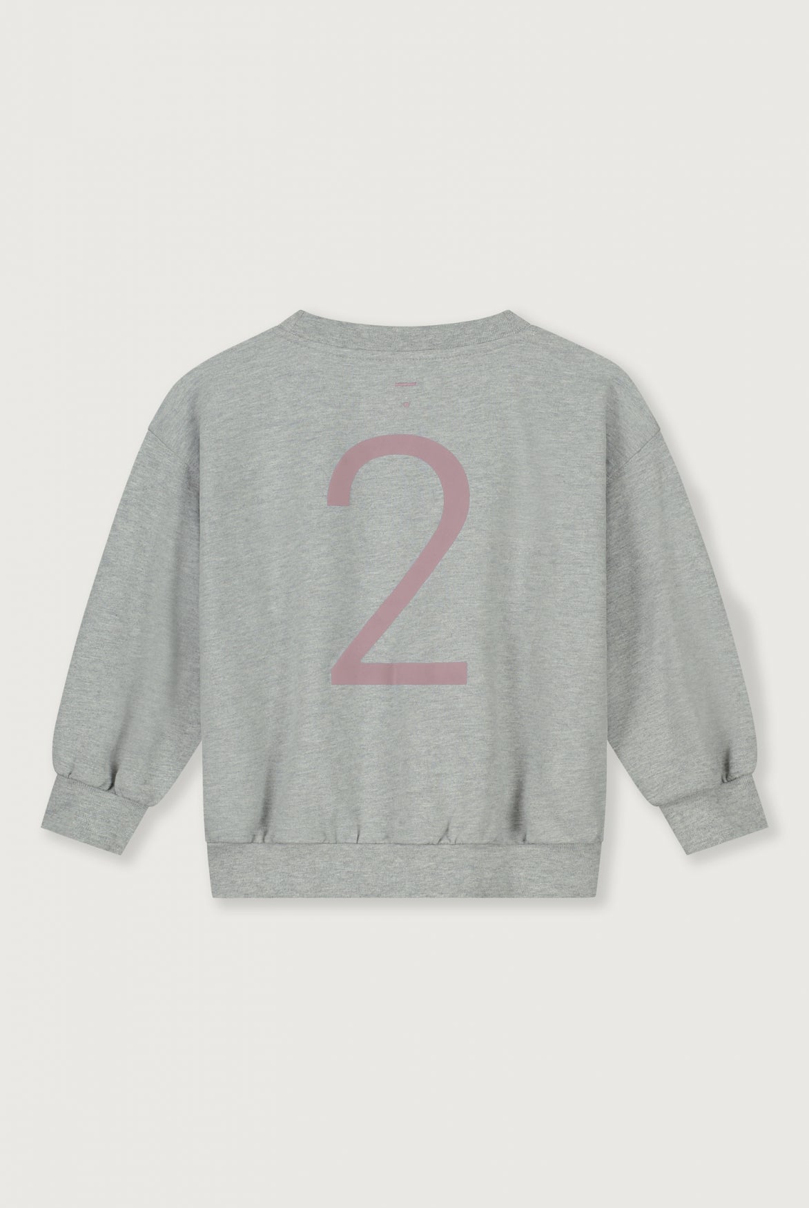 Birthday Sweater | Grey Melange - Berry