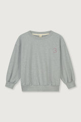 Birthday Sweater | Gray Melange - Berry