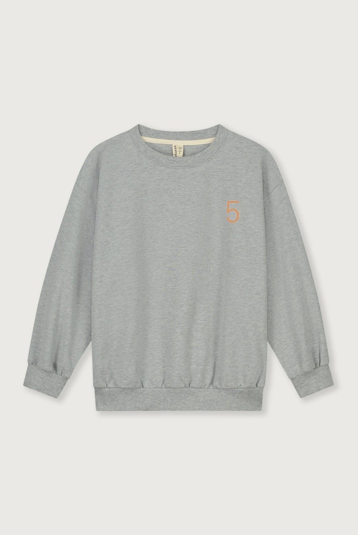 Birthday Sweater | Gray Melange - Melon