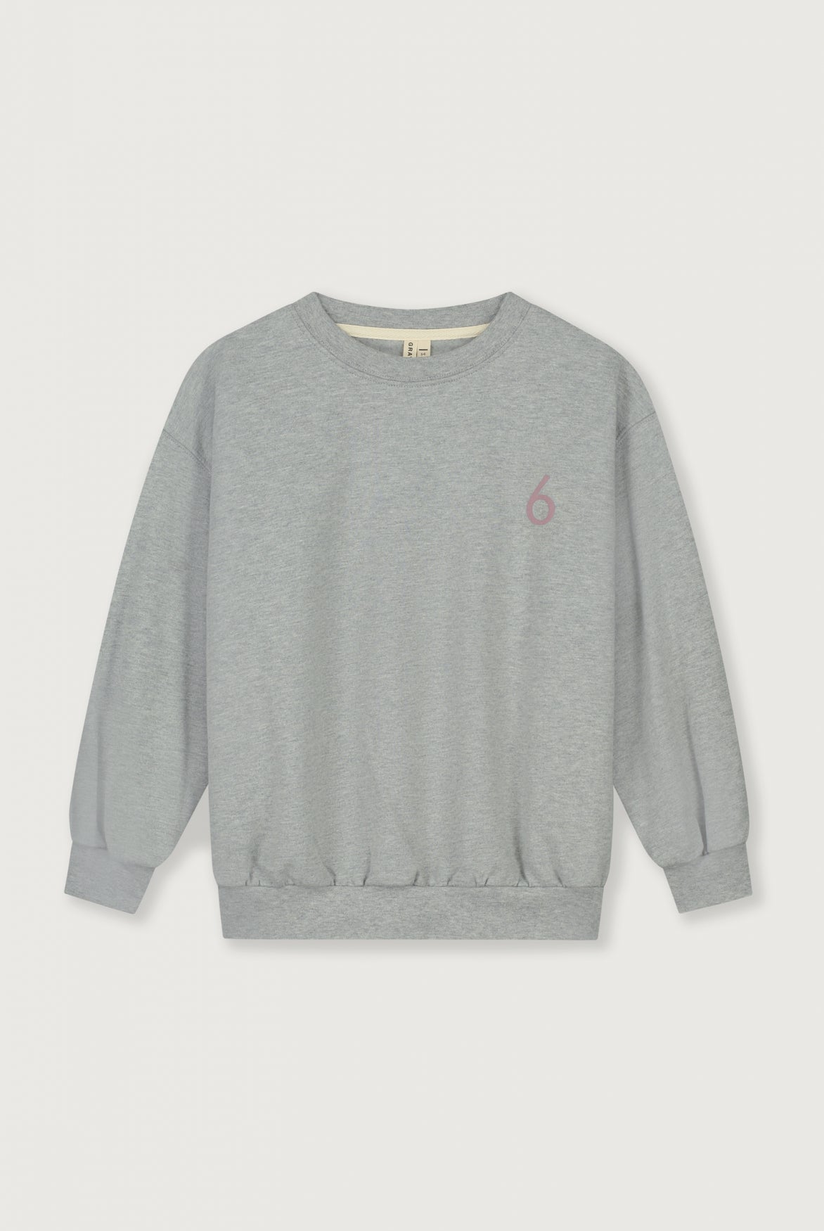 Birthday Sweater | Grey Melange - Berry