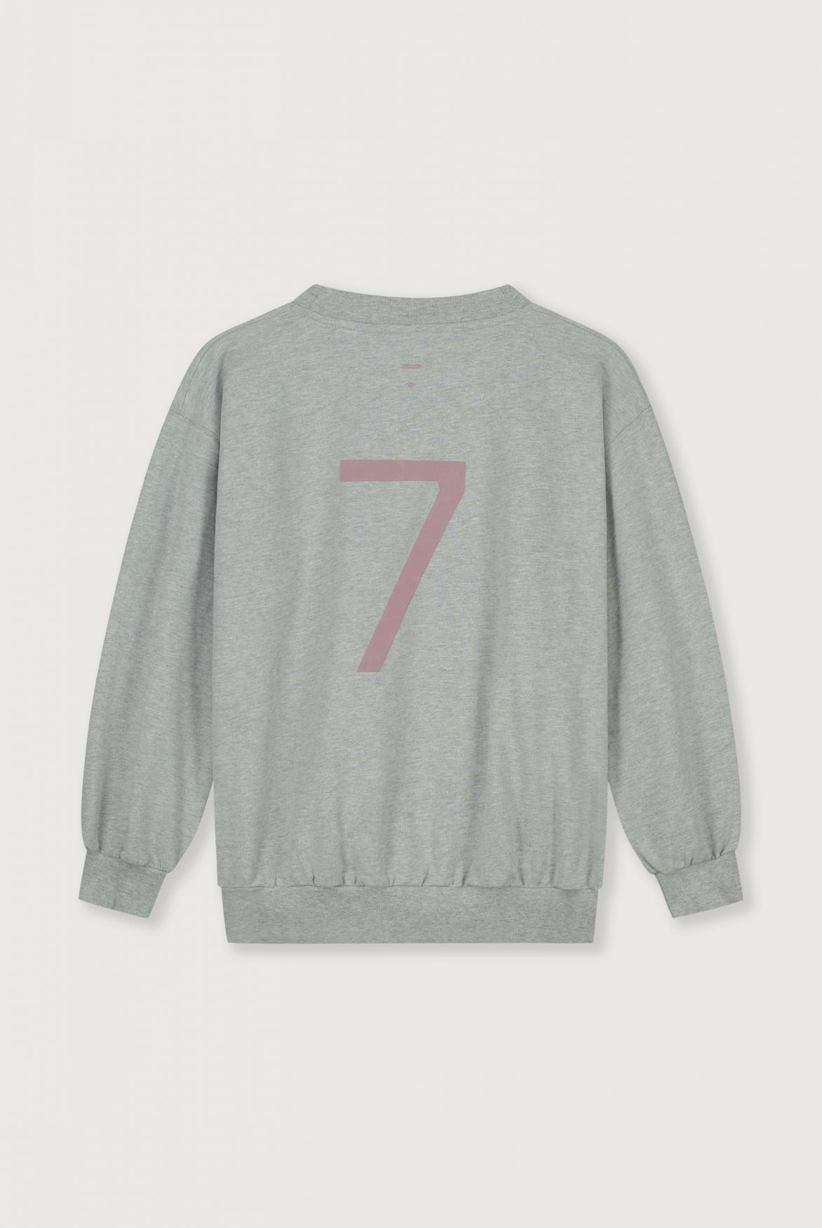 Birthday Sweater | Grey Melange - Berry