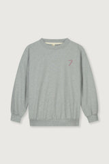 Birthday Sweater | Gray Melange - Berry