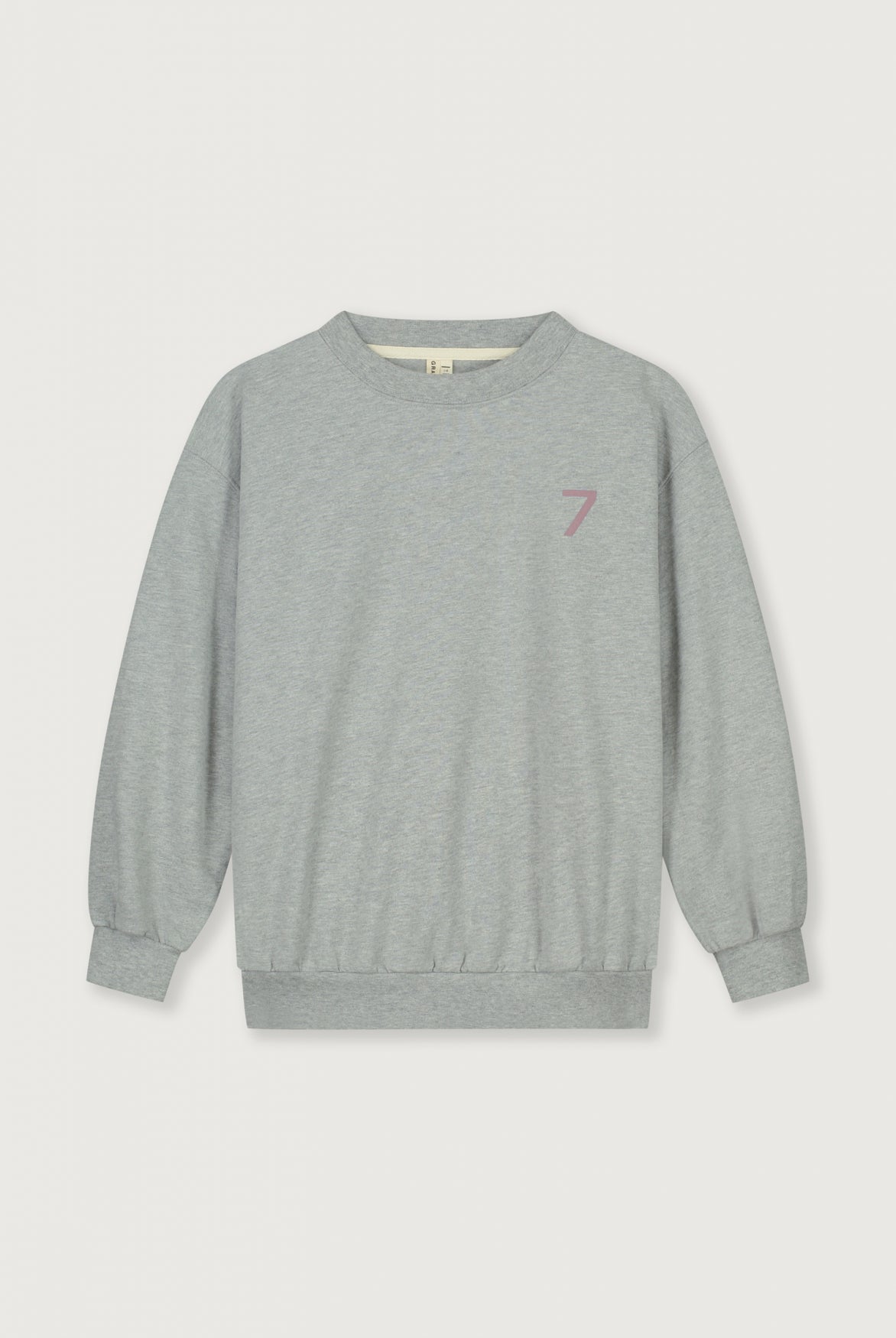 Birthday Sweater | Grey Melange - Berry