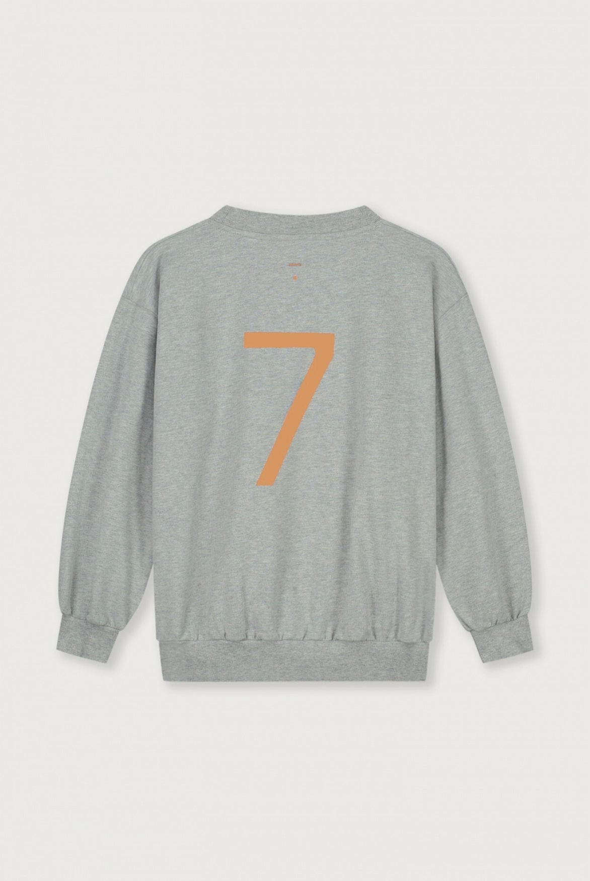 Birthday Sweater | Gray Melange - Melon