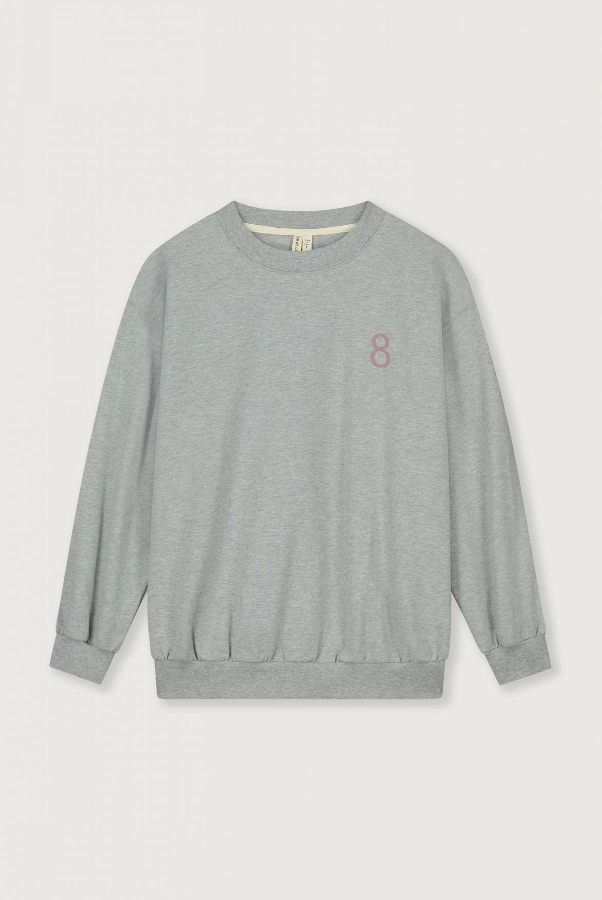 Birthday Sweater | Grey Melange - Berry