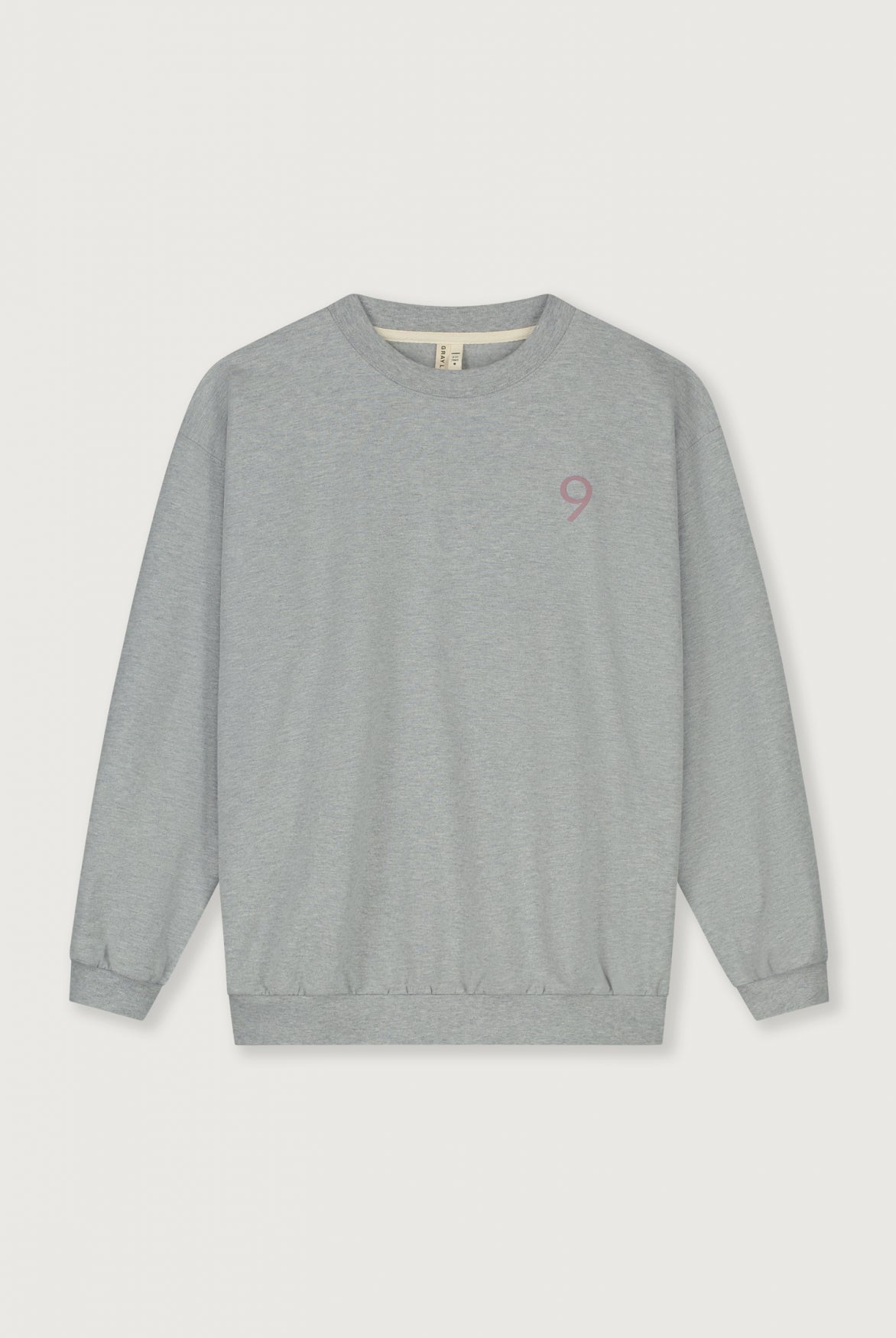 Birthday Sweater | Grey Melange - Berry