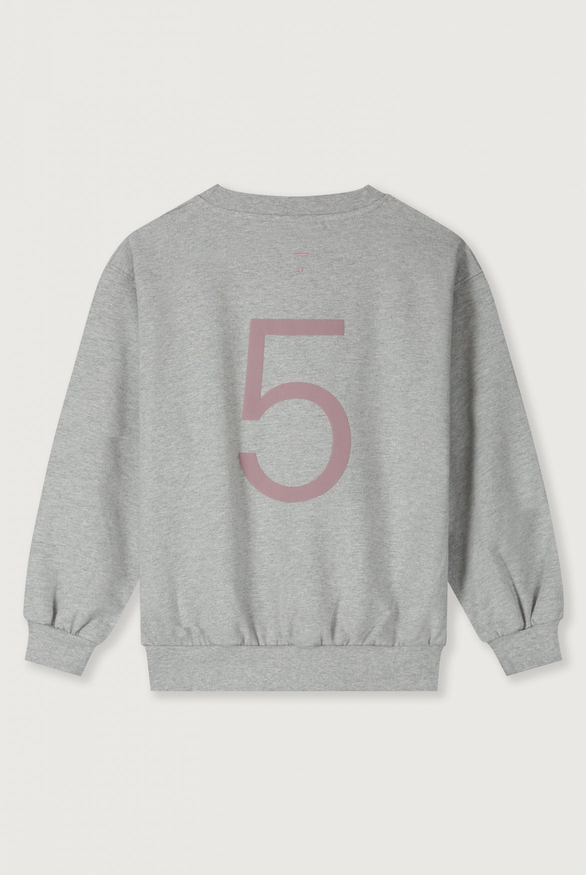 Birthday Sweater | Grey Melange - Berry