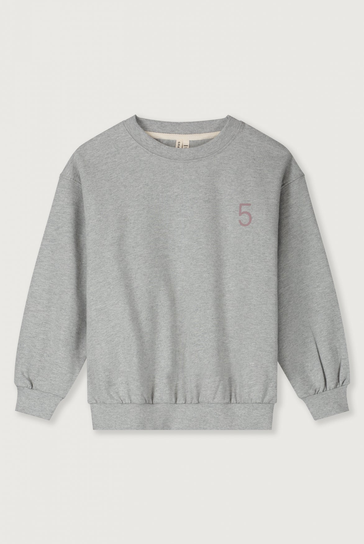 Birthday Sweater | Grey Melange - Berry