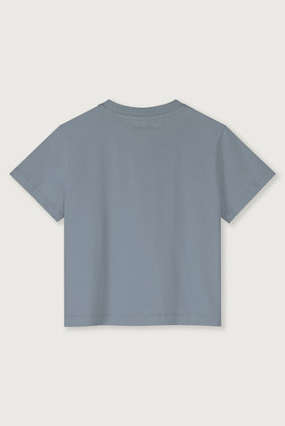 Oversized T-shirt met Logo | Stone Gray - Melon
