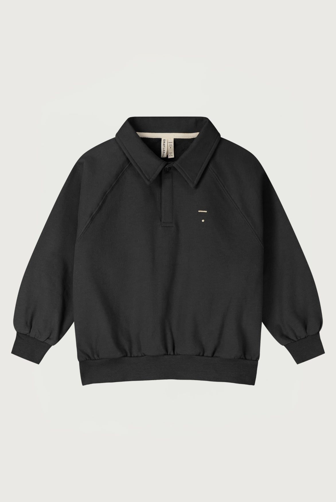 Polo Sweatshirt | Pirate Black