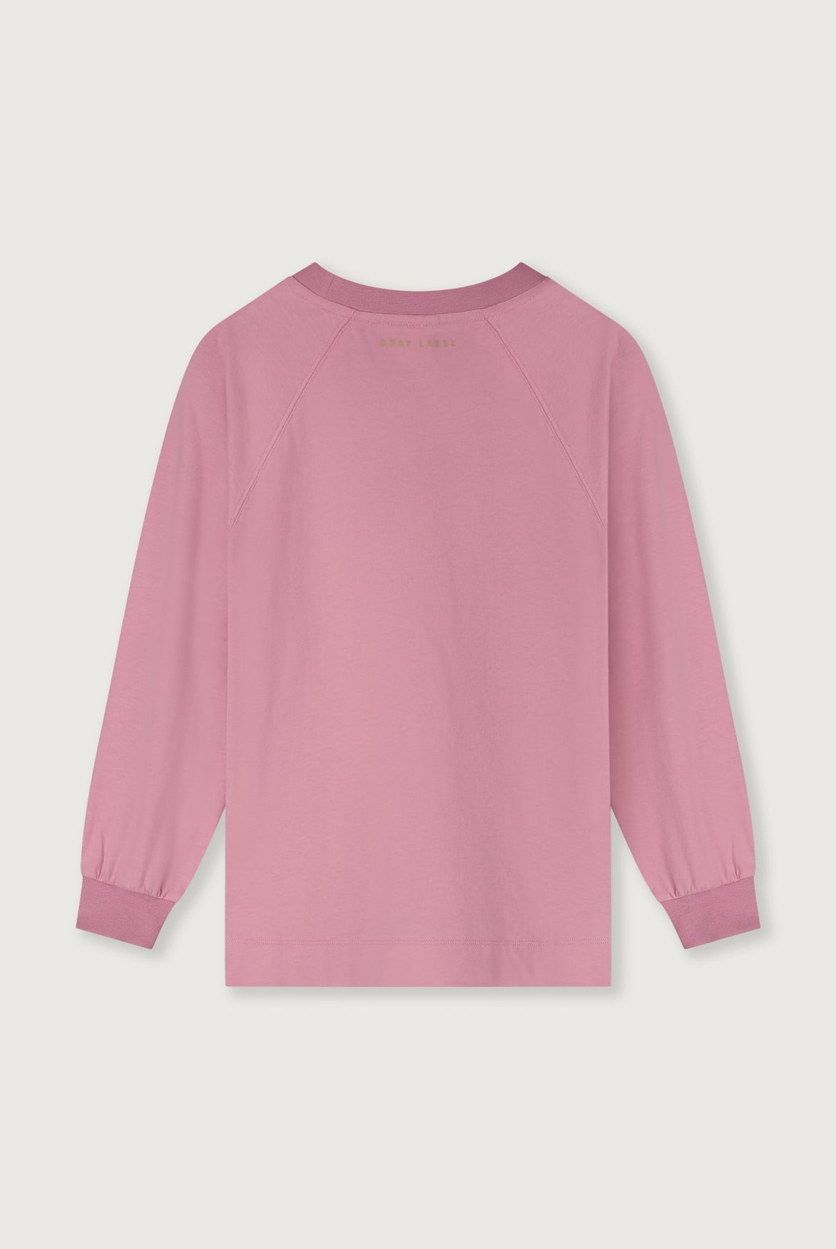 Oversized L/S Tee w/ Logo | Bubblegum - Cookie Print