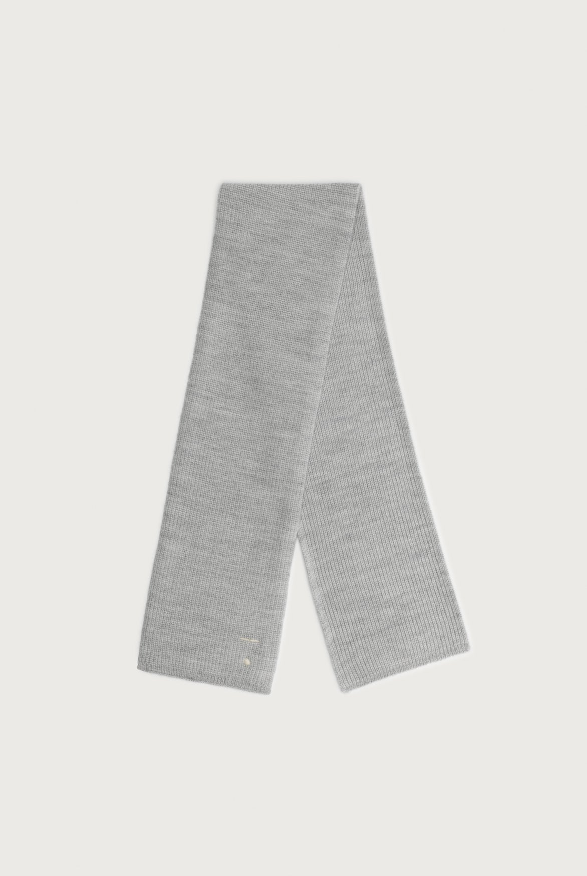 Baby Knitted Scarf | Gray Melange