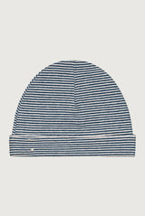 Baby Beanie | Blue Gray - Cream