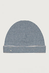 Baby Mütze | Blue Gray - Cream