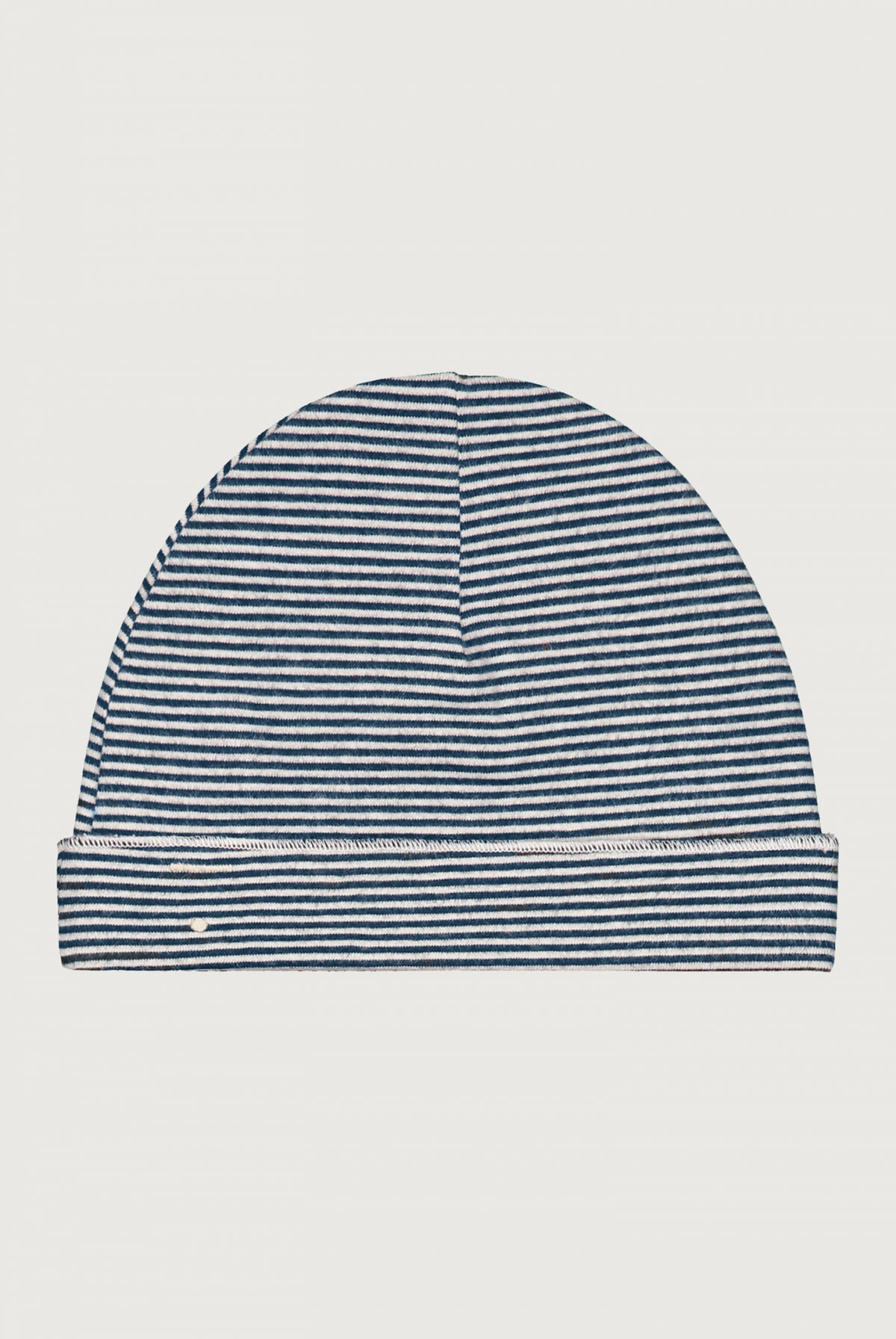 Baby Beanie | Blue Grey - Cream