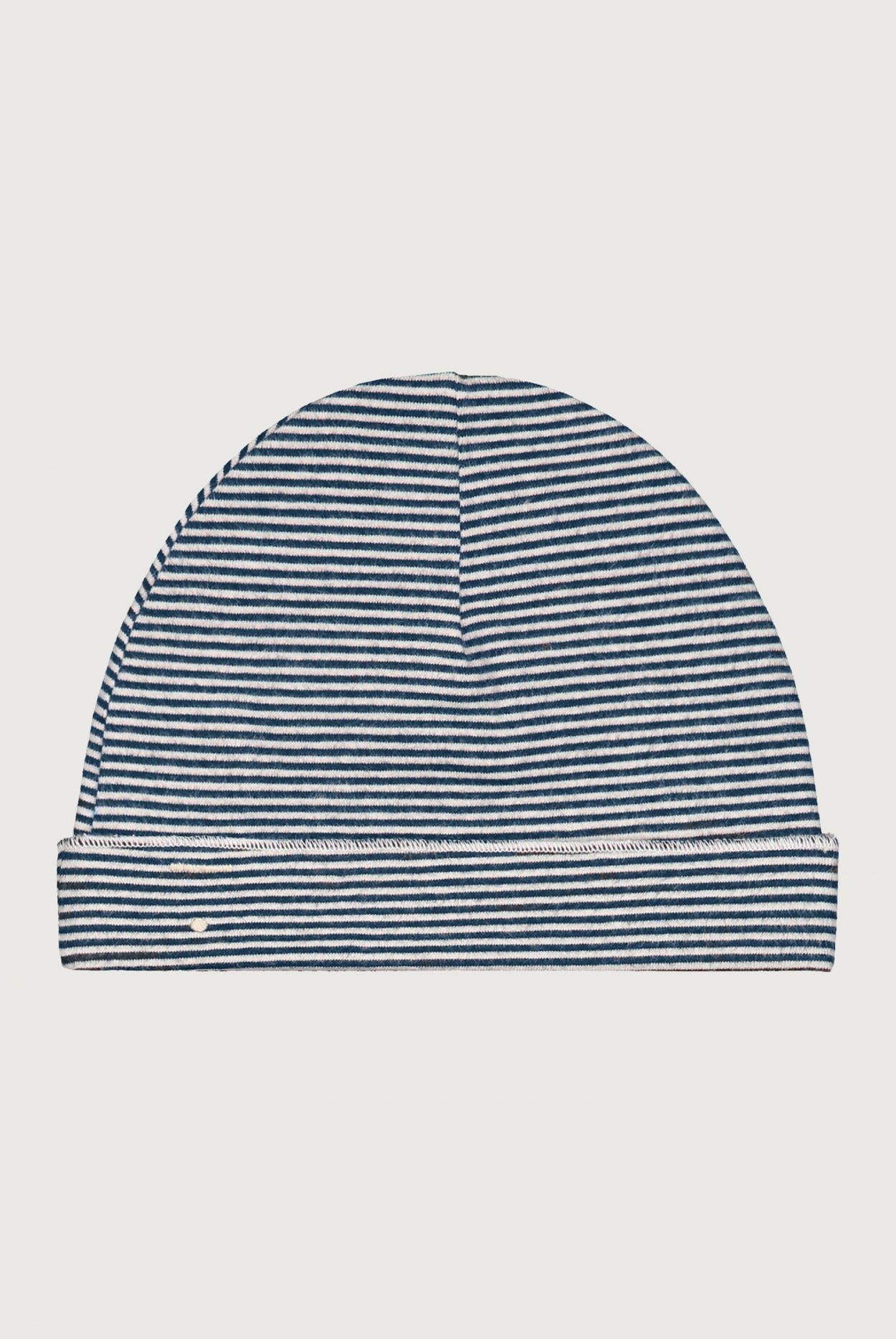 Baby Beanie | Blue Grey - Cream