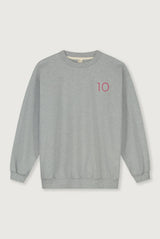 Birthday Sweater | Gray Melange - Cherry