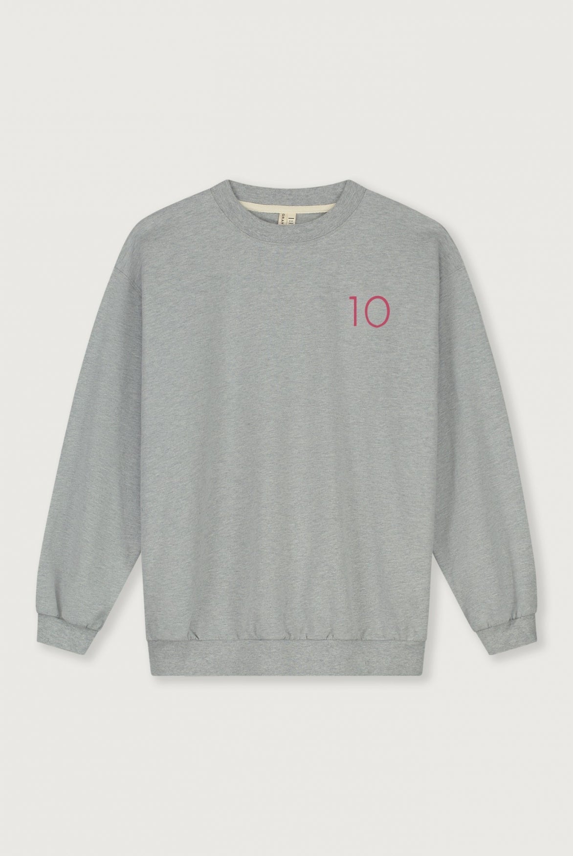 Birthday Sweater | Gray Melange - Cherry