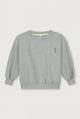 Birthday Sweater | Grey Melange - Bright Green