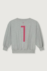 Birthday Sweater | Grey Melange - Cherry