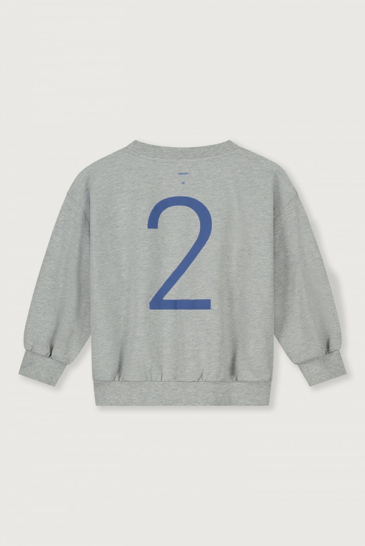 Birthday Sweater | Grey Melange - Blue Moon