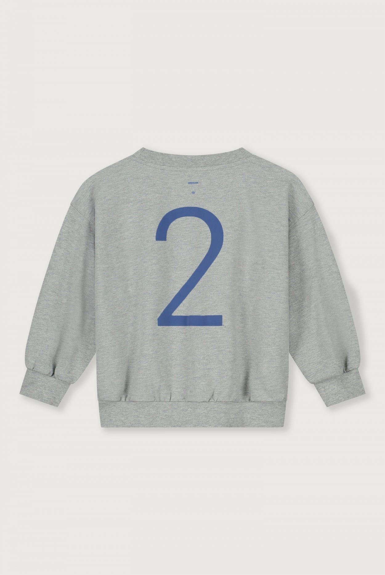 Birthday Sweater | Grey Melange - Blue Moon