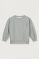 Birthday Sweater | Grey Melange - Bright Green