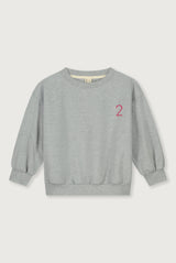 Birthday Sweater | Gray Melange - Cherry