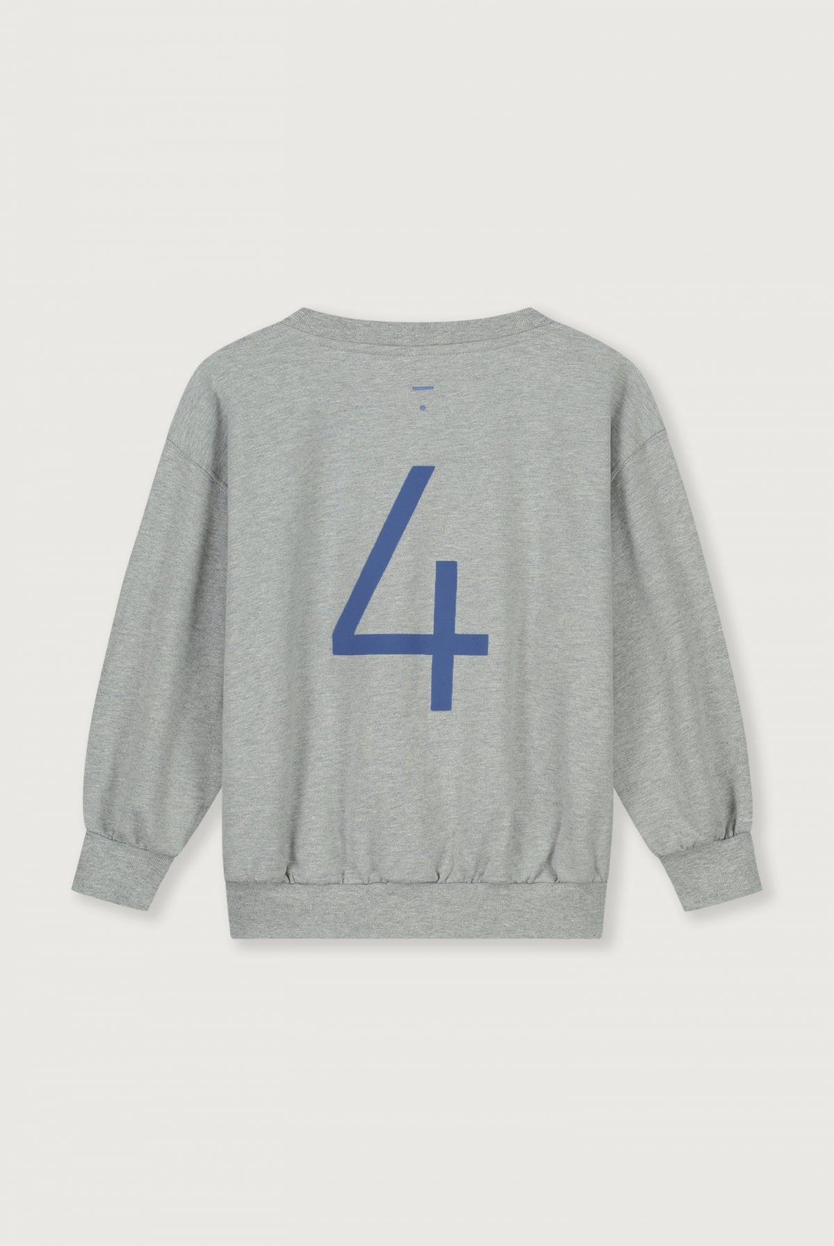 Birthday Sweater | Grey Melange - Blue Moon