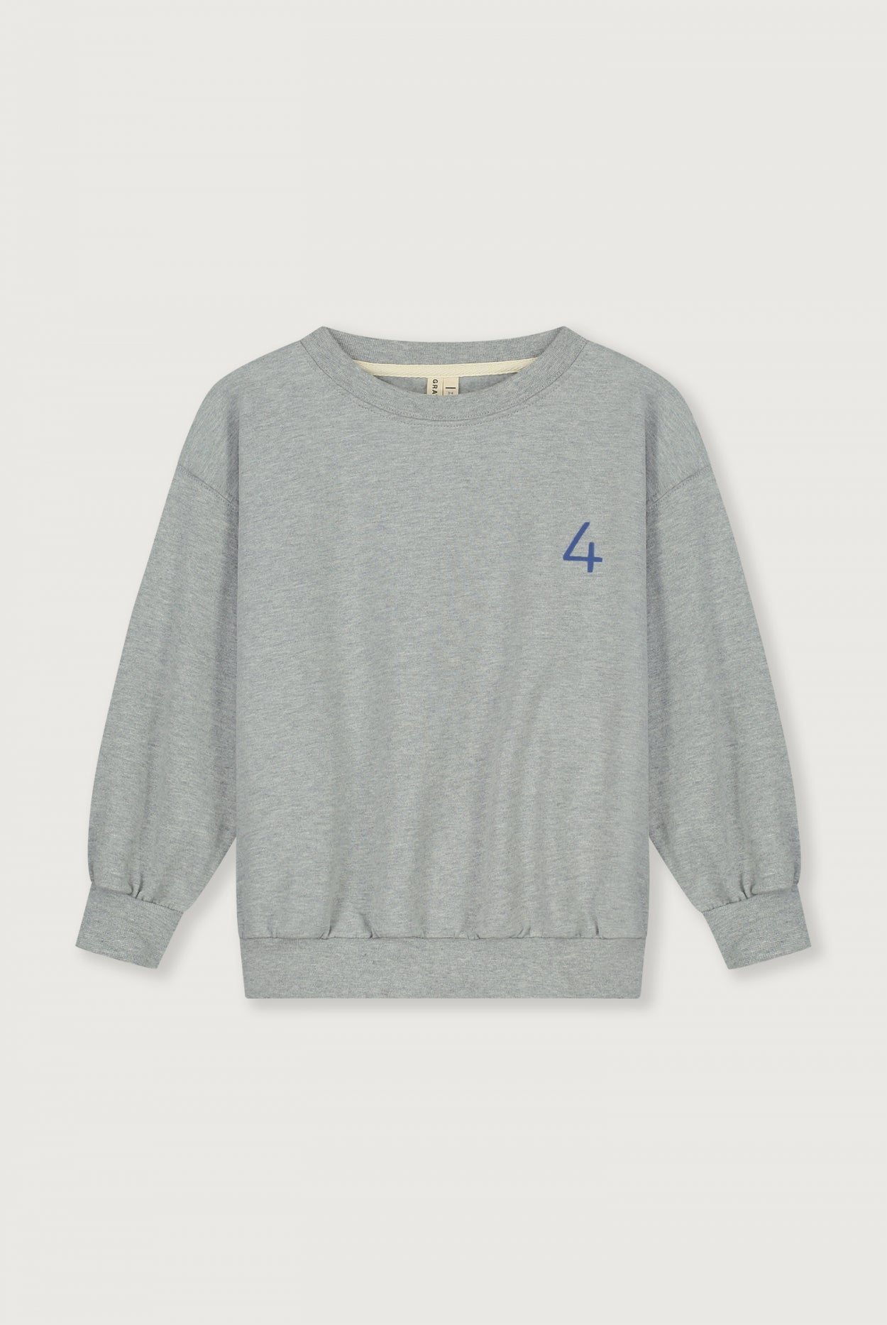 Birthday Sweater | Grey Melange - Blue Moon