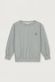 Birthday Sweater | Grey Melange - Blue Moon