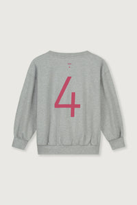 Birthday Sweater | Grey Melange - Cherry
