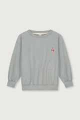 Birthday Sweater | Gray Melange - Cherry