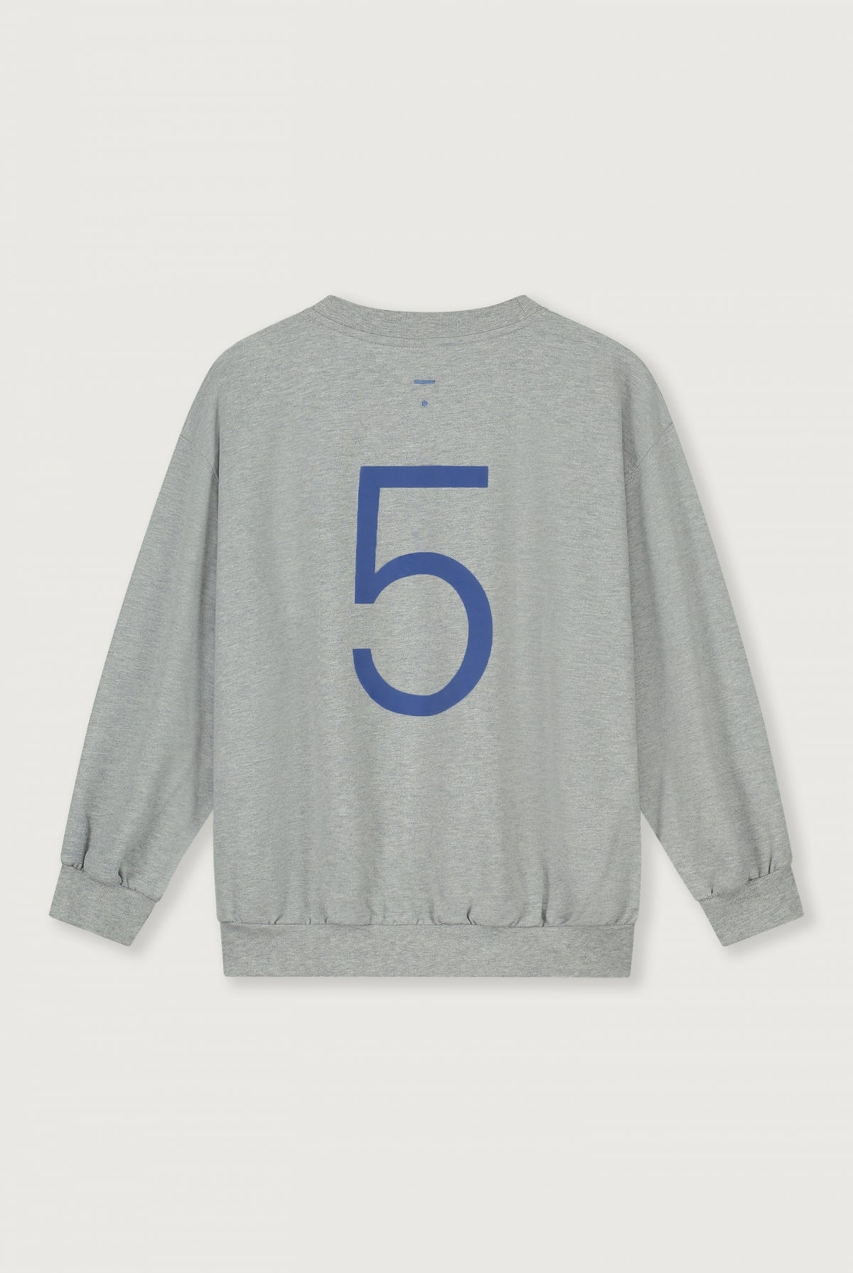 Birthday Sweater | Grey Melange - Blue Moon