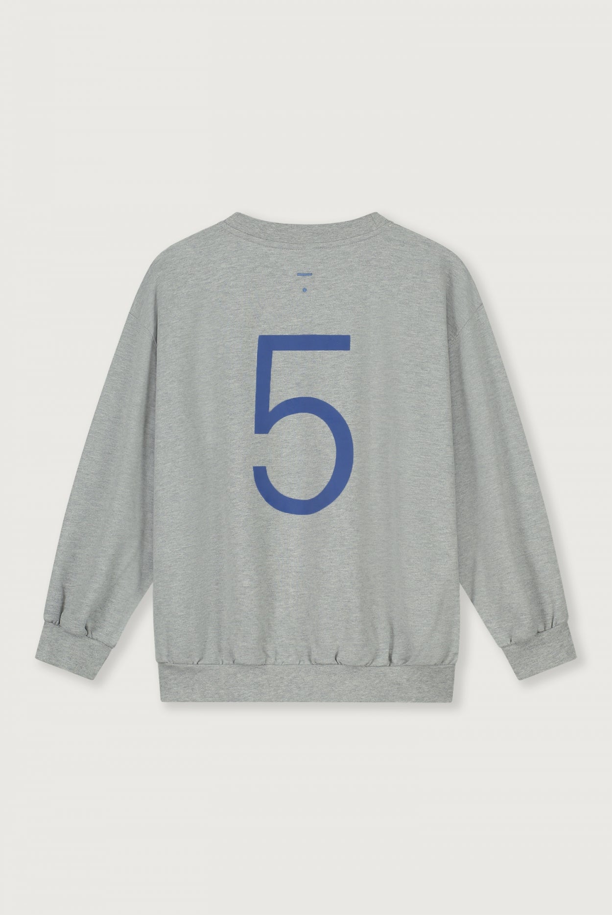 Birthday Sweater | Grey Melange - Blue Moon