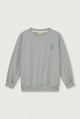 Birthday Sweater | Grey Melange - Bright Green