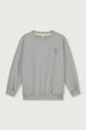 Birthday Sweater | Grey Melange - Cherry