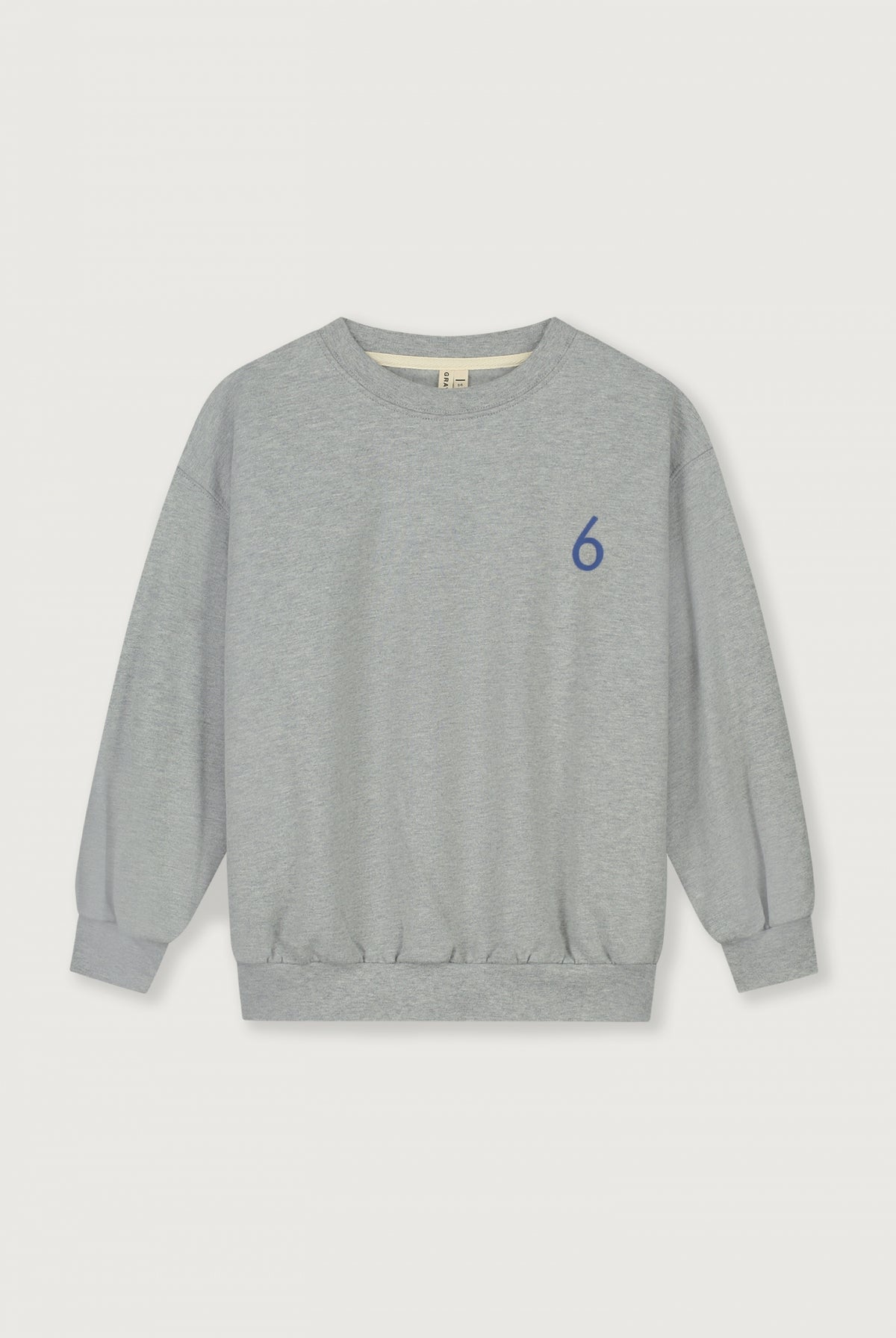 Birthday Sweater | Grey Melange - Blue Moon